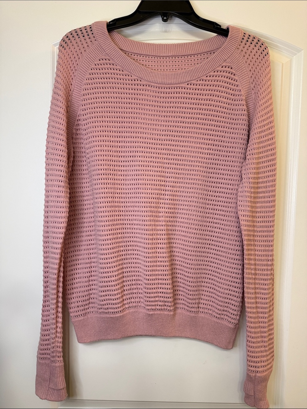 Lululemon Pointelle-knit Cotton Sweater